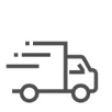Drawing of delivery truck in movement